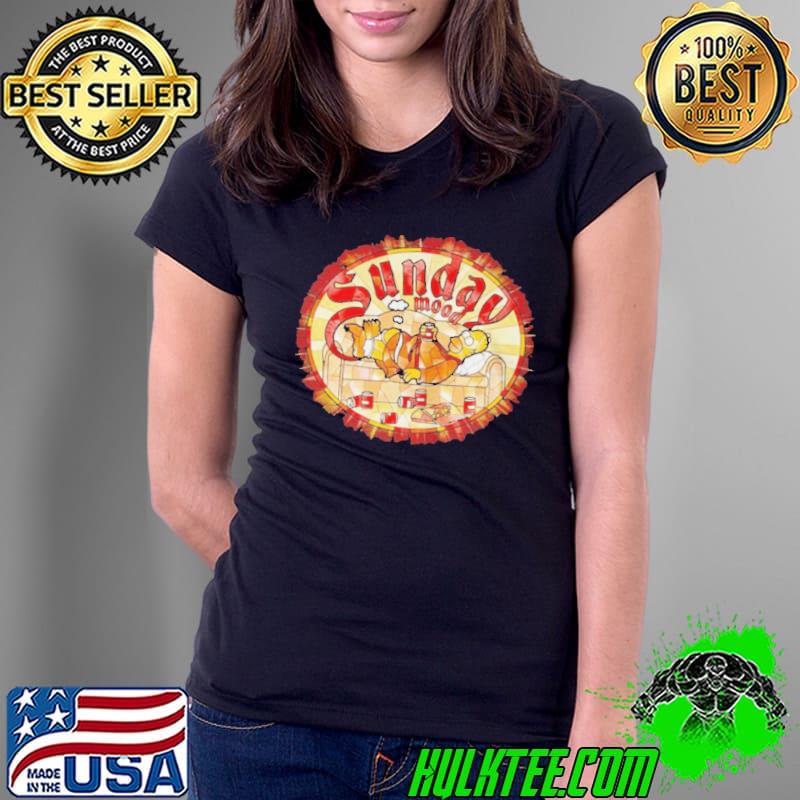Homer simpson sunday mood Ladies Tee Homer simpson sunday mood Ladies Tee