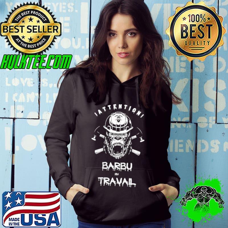 I Attention Barbu Travail Shirt