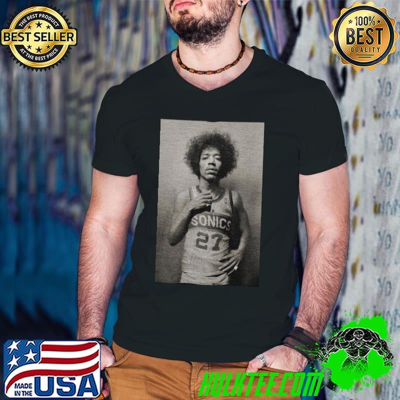 Jimi Hendrix Sonics T Shirt Guys V Neck Jimi Hendrix Sonics T Shirt Guys V Neck