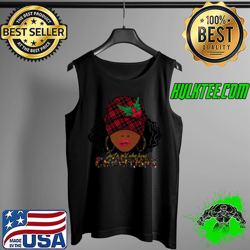 Just A Girl Who Loves Christmas Sweater Shirt Tank Top Just A Girl Who Loves Christmas Sweater Shirt Tank Top