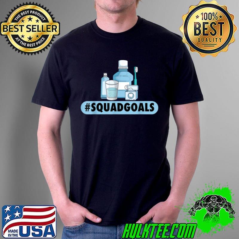 Mens Funny Dentist #Squadgoals Dental Hygienist Tooth Profession T Shirt Unisex Mens Funny Dentist #Squadgoals Dental Hygienist Tooth Profession T Shirt Unisex