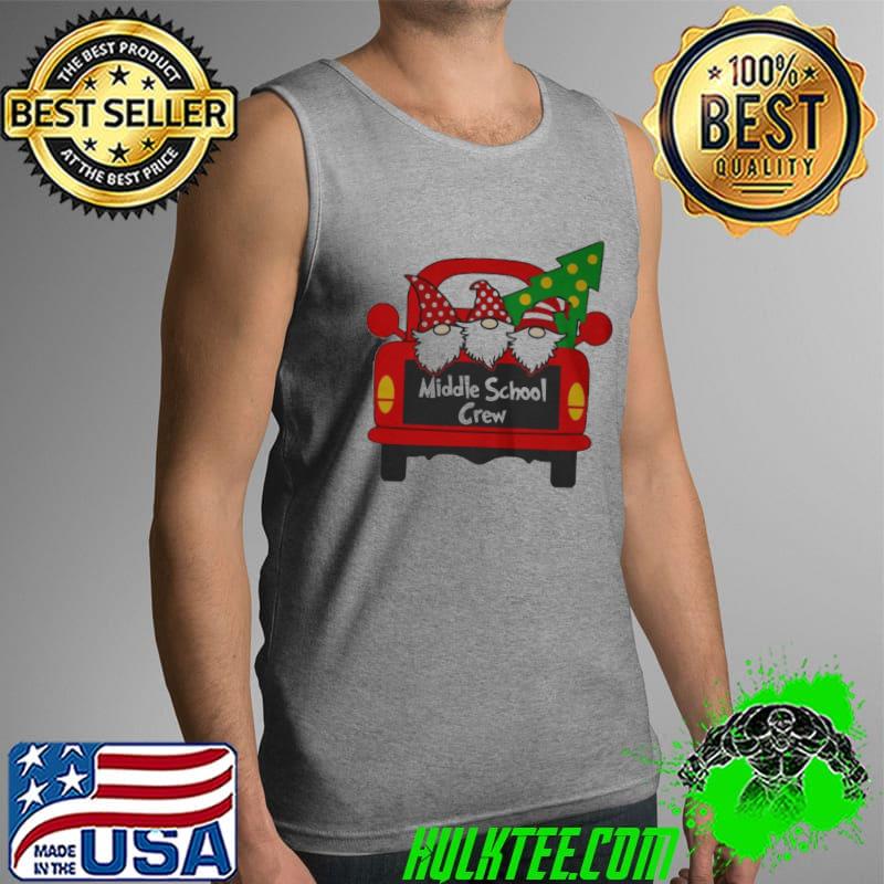 Merry christmas middle school crew christmas Tank Top Merry christmas middle school crew christmas Tank Top