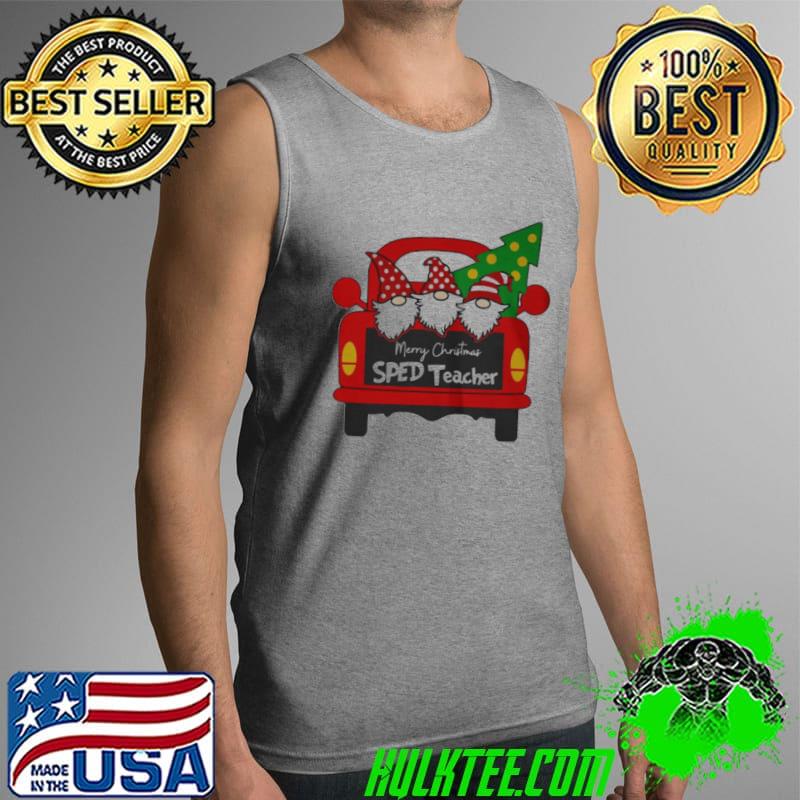 Merry christmas sped teacher christmas Tank Top Merry christmas sped teacher christmas Tank Top