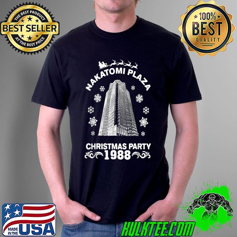 Nakatomi Plaza Christmas Party 1988 Men Boy Pop Culture T-Shirt Unisex Nakatomi Plaza Christmas Party 1988 Men Boy Pop Culture T-Shirt Unisex
