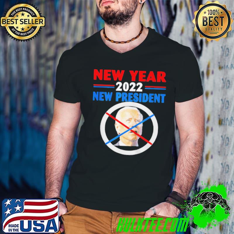 New year 2022 us flag new president antI Joe Biden Guys V Neck New year 2022 us flag new president antI Joe Biden Guys V Neck