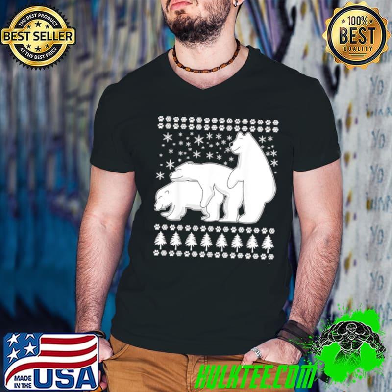 Nice 3 Bears Humping Ugly Christmas Shirt Adult Humor Shirt