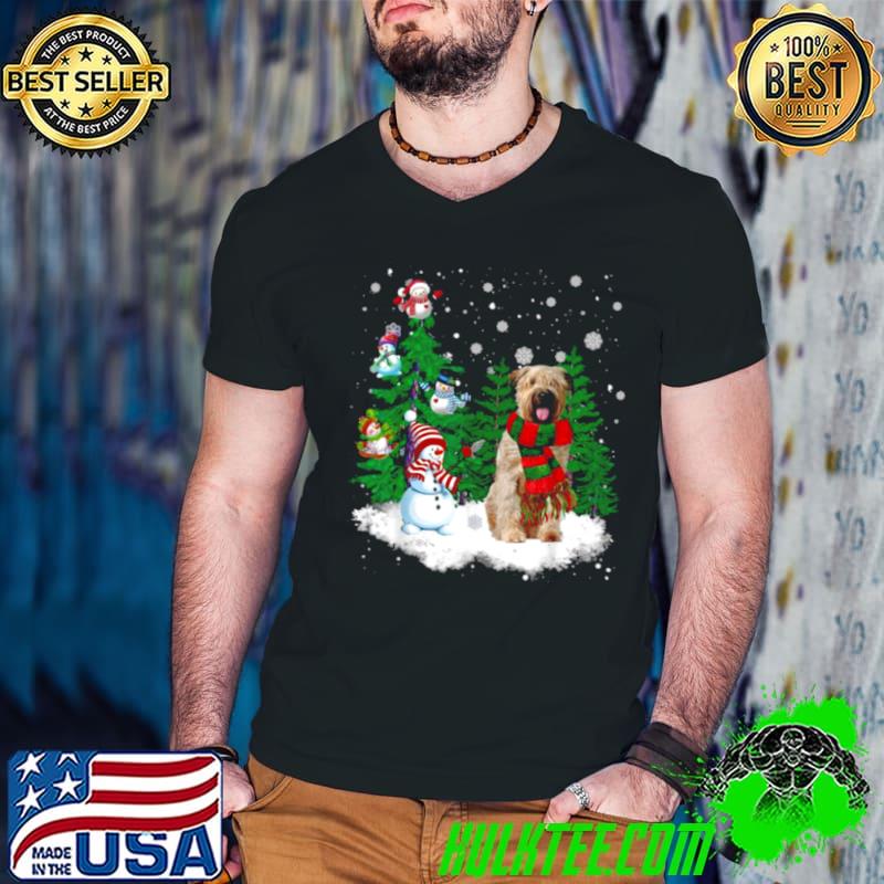 Nice Bouvier Des Flandres Dog Christmas Snowman Xmas Tree Pajama Sweater Shirt