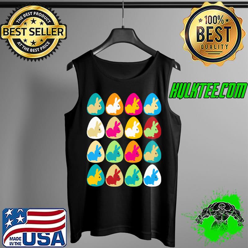 Nice Easter Rabbit Inside Easter Egg Color Combination Shirts Tank Top Nice Easter Rabbit Inside Easter Egg Color Combination Shirts Tank Top