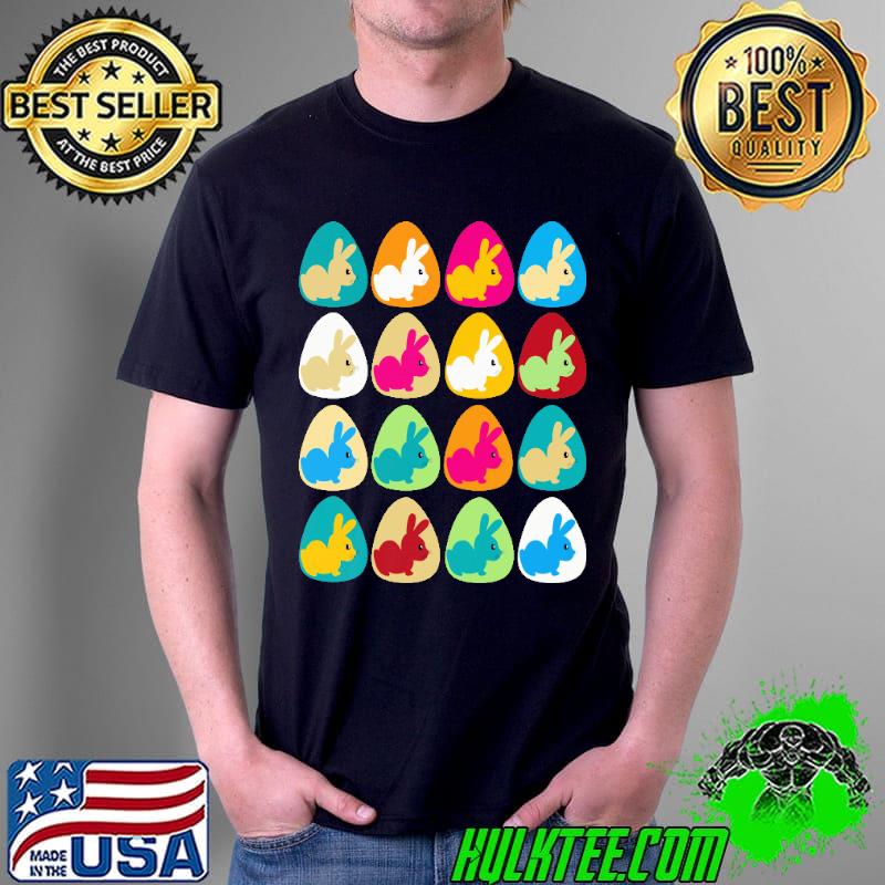 Nice Easter Rabbit Inside Easter Egg Color Combination Shirts Unisex Nice Easter Rabbit Inside Easter Egg Color Combination Shirts Unisex