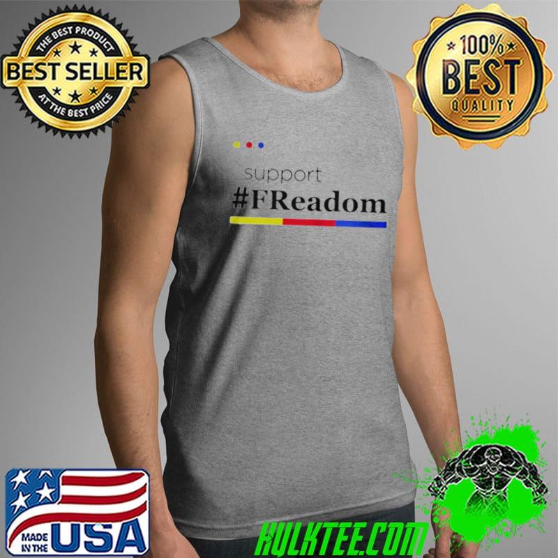 Nice Freadom librarian I support Tank Top Nice Freadom librarian I support Tank Top