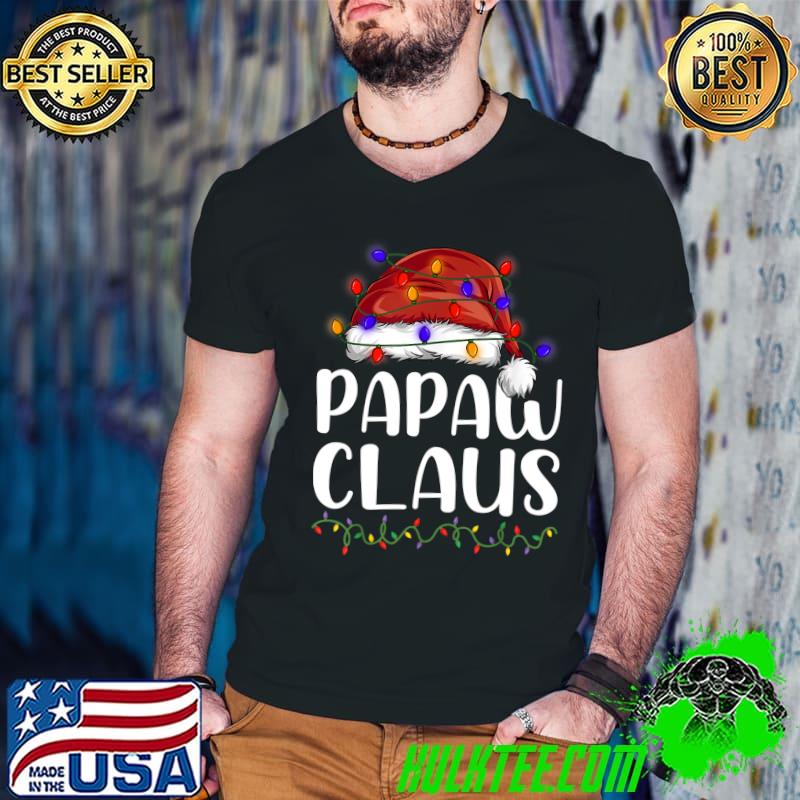 Nice Funny Santa Papaw Claus Christmas Matching Family T-shirt