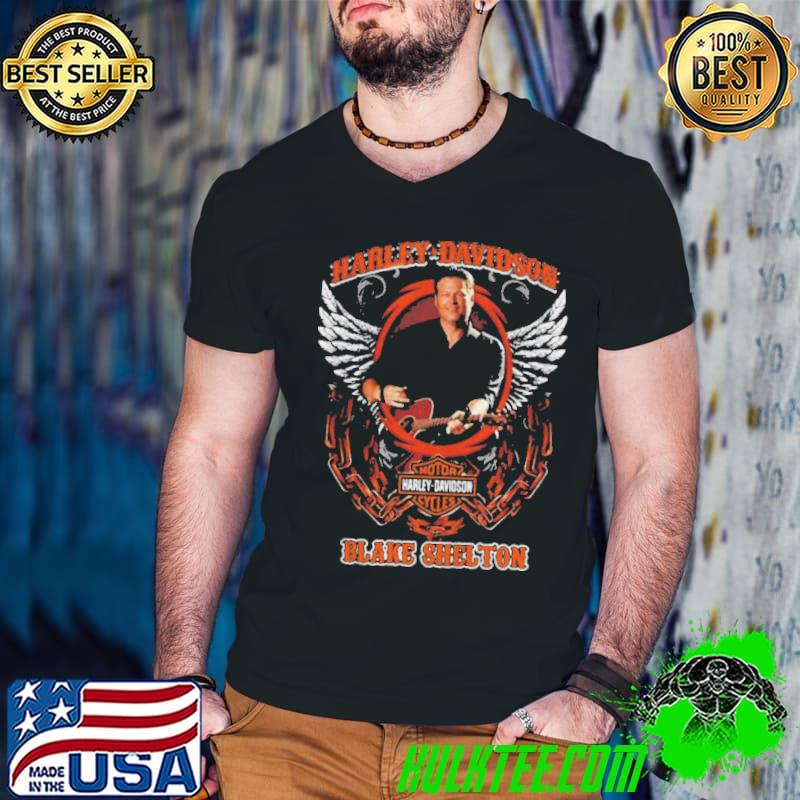 Nice Harley Davidson Motor Harley Davidson Cycles Blake Shelton Shirt