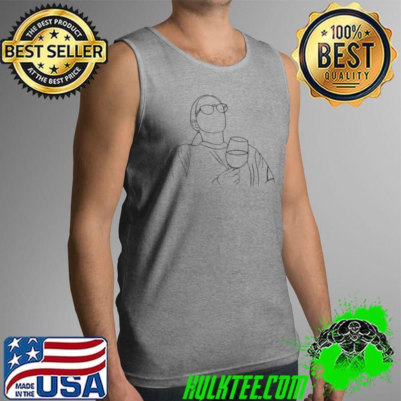 Nice Jenna Marbles Leisuring Line Drawing Unisex T-Shirt Tank Top Nice Jenna Marbles Leisuring Line Drawing Unisex T-Shirt Tank Top