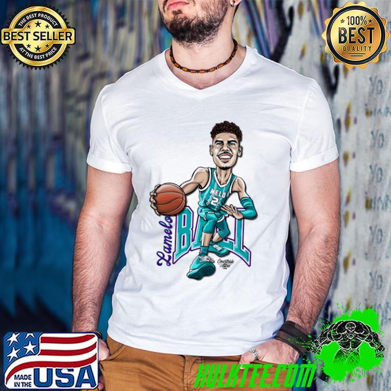 Nice Lamelo Ball Hornet Caricature Shirt