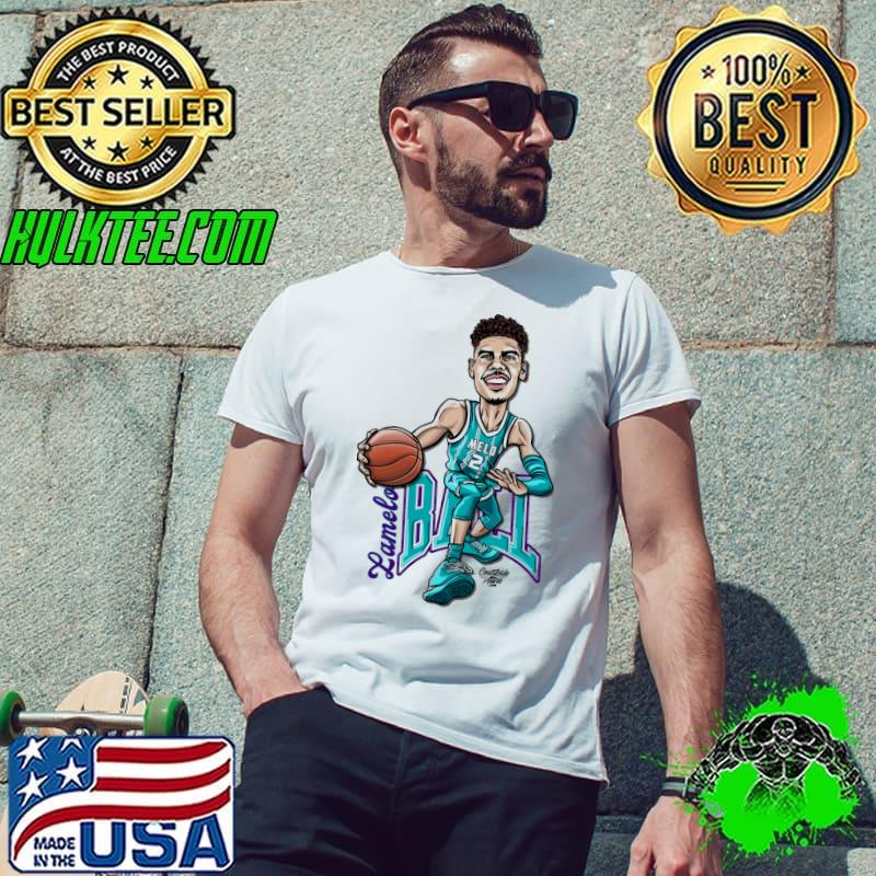 Nice Lamelo Ball Hornet Caricature Shirt Unisex Nice Lamelo Ball Hornet Caricature Shirt Unisex