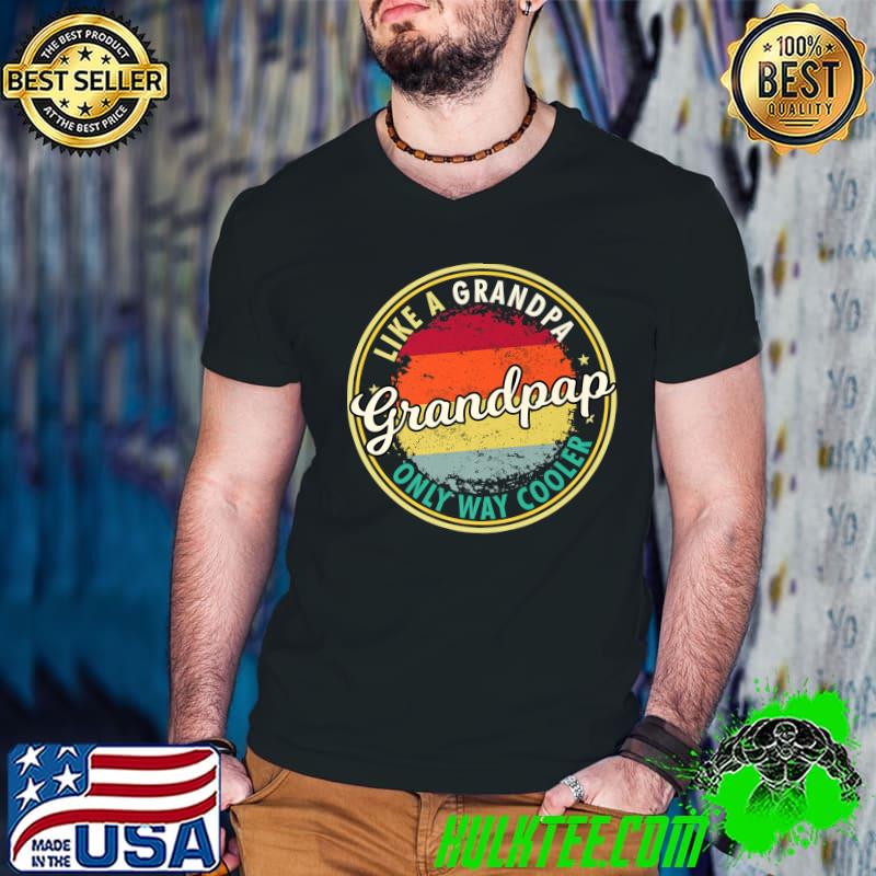 Nice Mens Mens Grandpap like a grandpa only way cooler grandpaw Premium T-Shirt