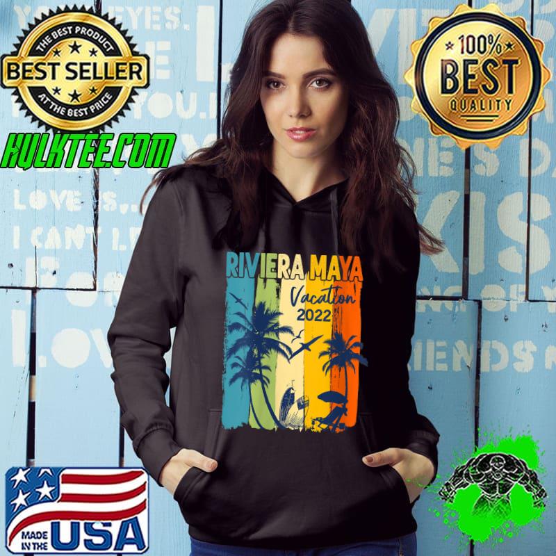 Nice Retro Riviera Maya Mexico Vacation 2022 Matching Family T-Shirt