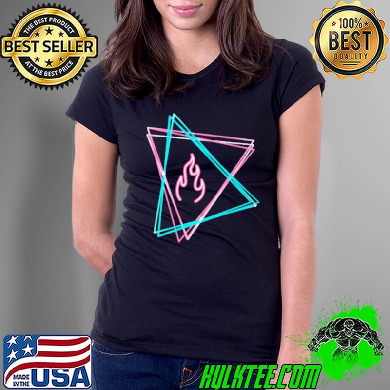 Nice Sapnap merch sapnap neon flame pullover Ladies Tee Nice Sapnap merch sapnap neon flame pullover Ladies Tee