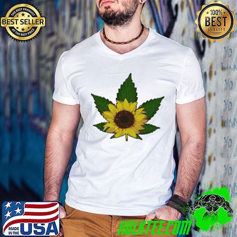 Nice Sunflower weed shirt