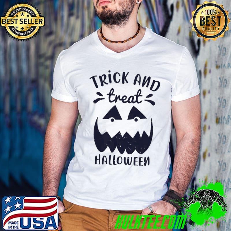 Nice Trick And Treat Pumpkin Halloween Shirt