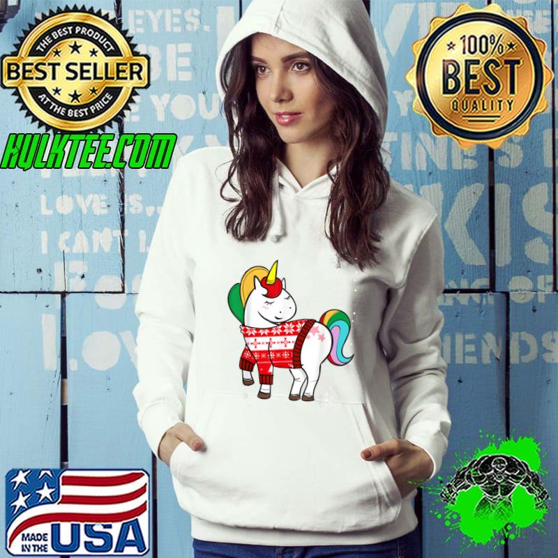 Nice Unicorn Christmas UGLY Costumes Xmas Funny For Girls Women T-Shirt Hoodie Nice Unicorn Christmas UGLY Costumes Xmas Funny For Girls Women T-Shirt Hoodie