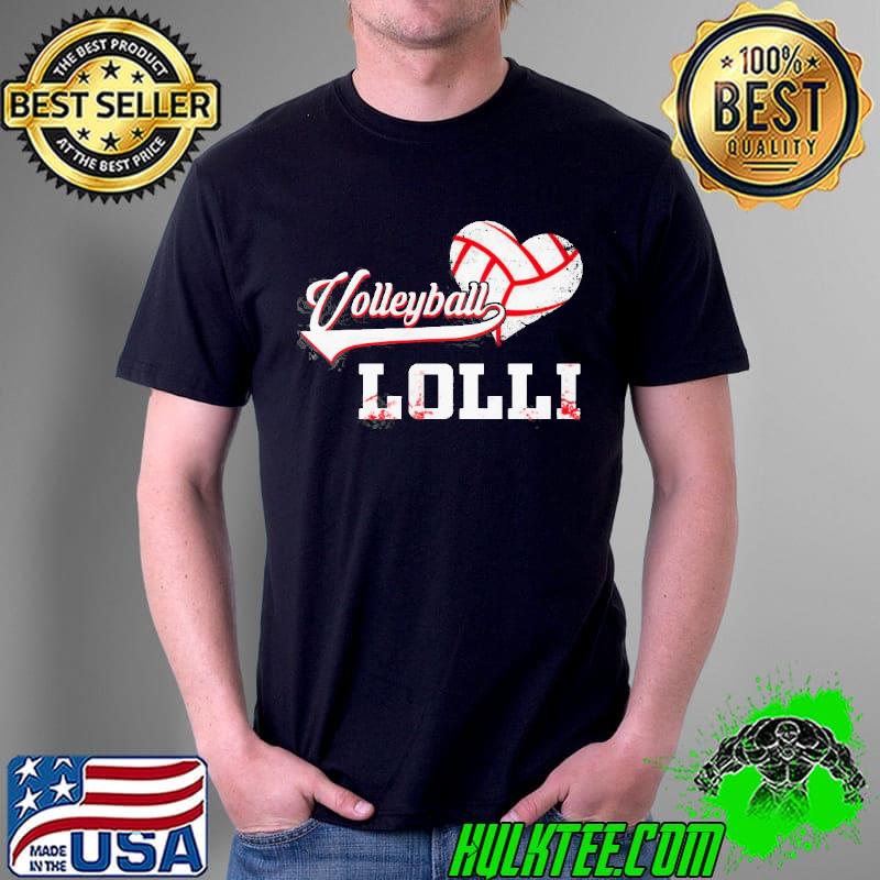 Nice Volleyball Lolli Heart Shirt Unisex Nice Volleyball Lolli Heart Shirt Unisex