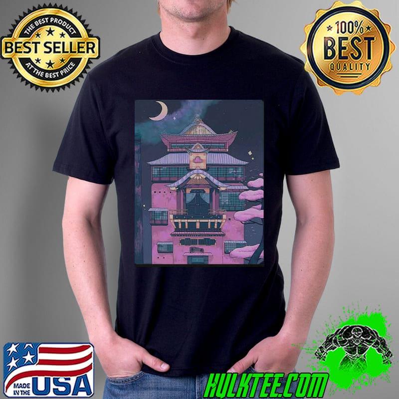 Night Bath House Spirited Away Japanese Aesthetic Unisex Sweat Unisex Night Bath House Spirited Away Japanese Aesthetic Unisex Sweat Unisex