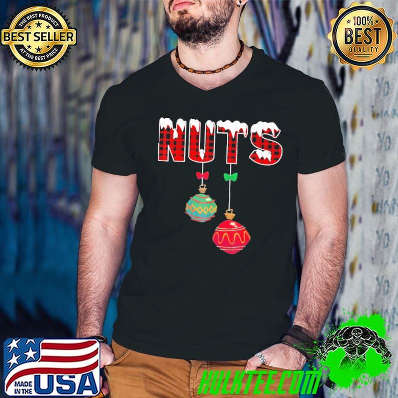 Nuts Chest Christmas Shirt Guys V Neck Nuts Chest Christmas Shirt Guys V Neck
