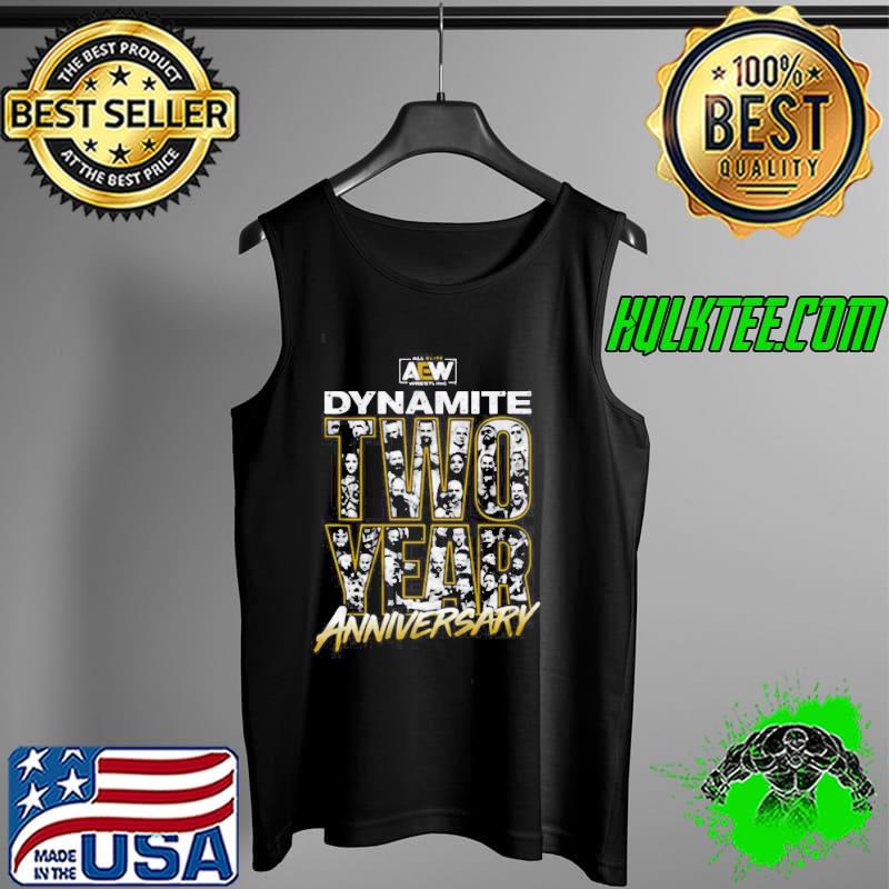 Official AEW Dynamite Two Year Anniversary Shirt Tank Top Official AEW Dynamite Two Year Anniversary Shirt Tank Top
