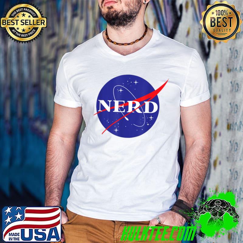 Official Classic NASA NERD T-Shirt