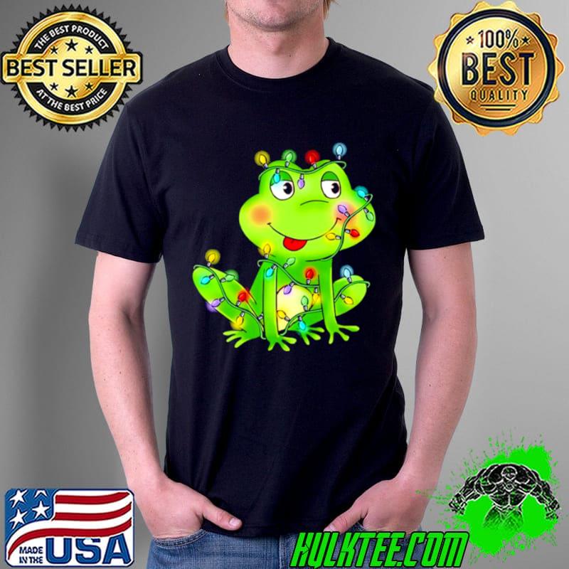 Official Cute frog Christmas light Unisex Official Cute frog Christmas light Unisex