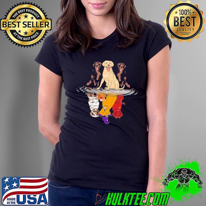 Official Dogs Labradors Halloween Reflect Vintage Shirt Ladies Tee Official Dogs Labradors Halloween Reflect Vintage Shirt Ladies Tee
