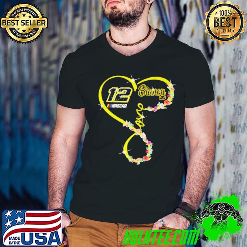 Official Heartbeat blaney #12 nascar shirt
