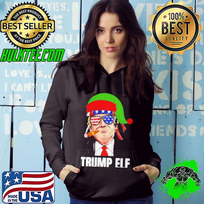 Official King elf Trump elf drinking christmas pajama matching shirt