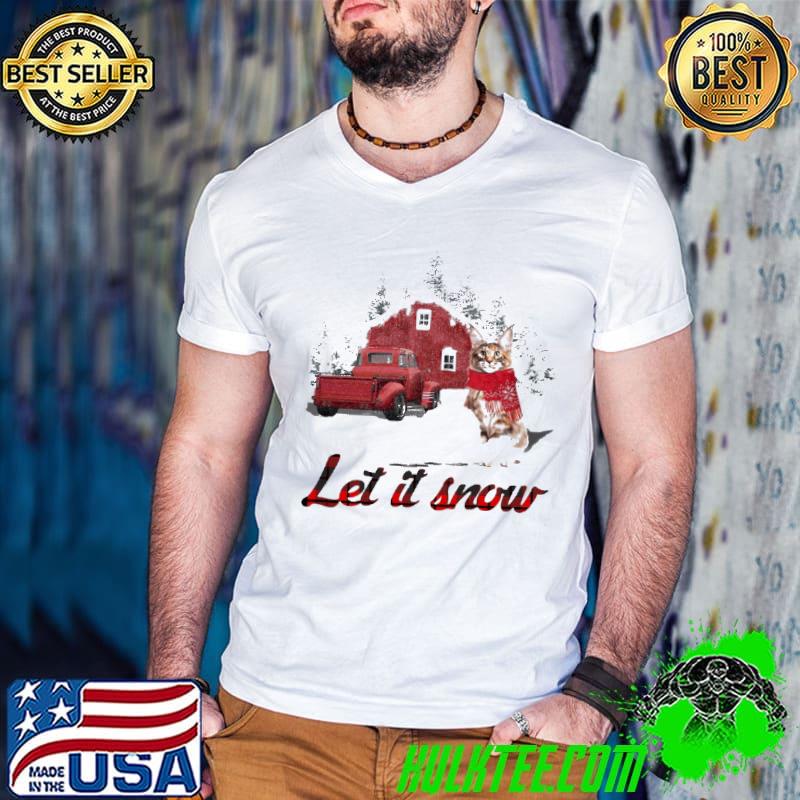 Official Let It Snow Cat Shirt