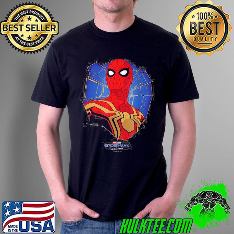 Official Marvel Spider Man No Way Home Spider Hero Portrait Shirt Unisex Official Marvel Spider Man No Way Home Spider Hero Portrait Shirt Unisex