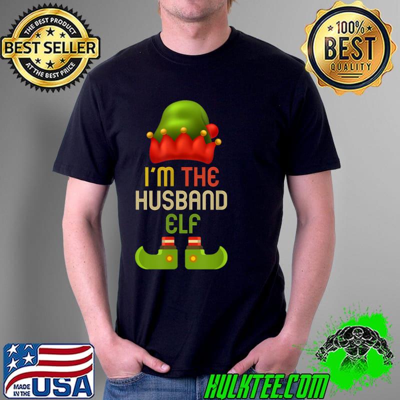 Official Mens husband Elf Christmas Matching Family Pajama Christmas T Shirt Unisex Official Mens husband Elf Christmas Matching Family Pajama Christmas T Shirt Unisex