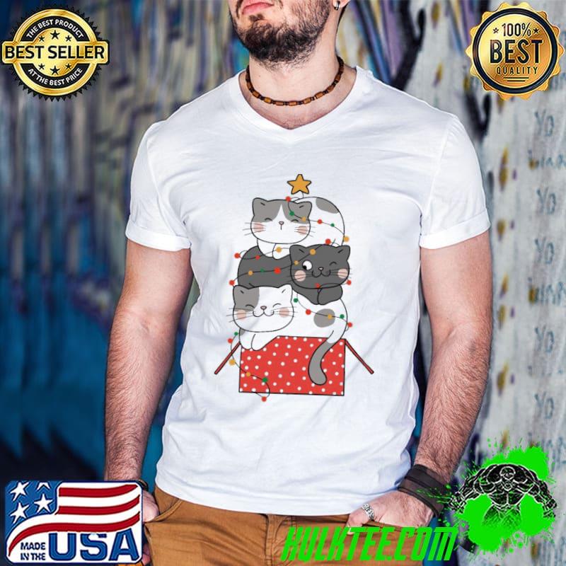 Official Meowy Christmas Tree Cat Lover Unisex Sweatshirt