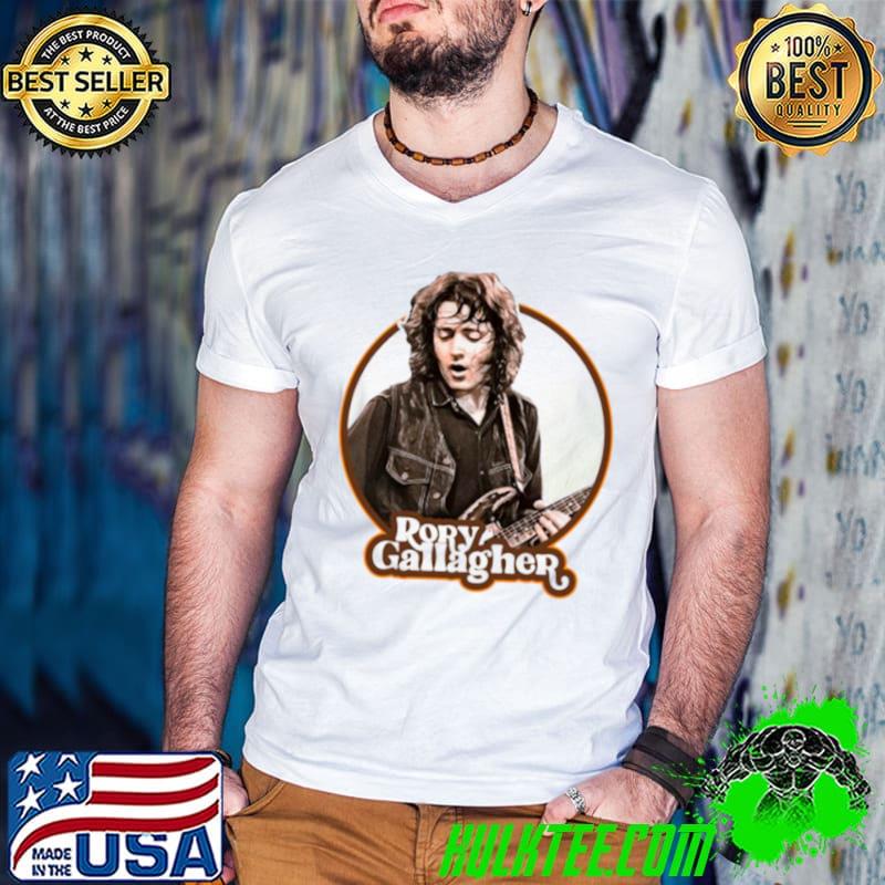 Official Rory Gallagher Retro 70s Style Design Rory Gallagher shirt