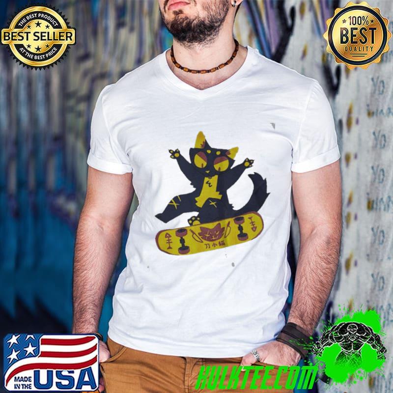 Official Saltmalkin skater cat shirt