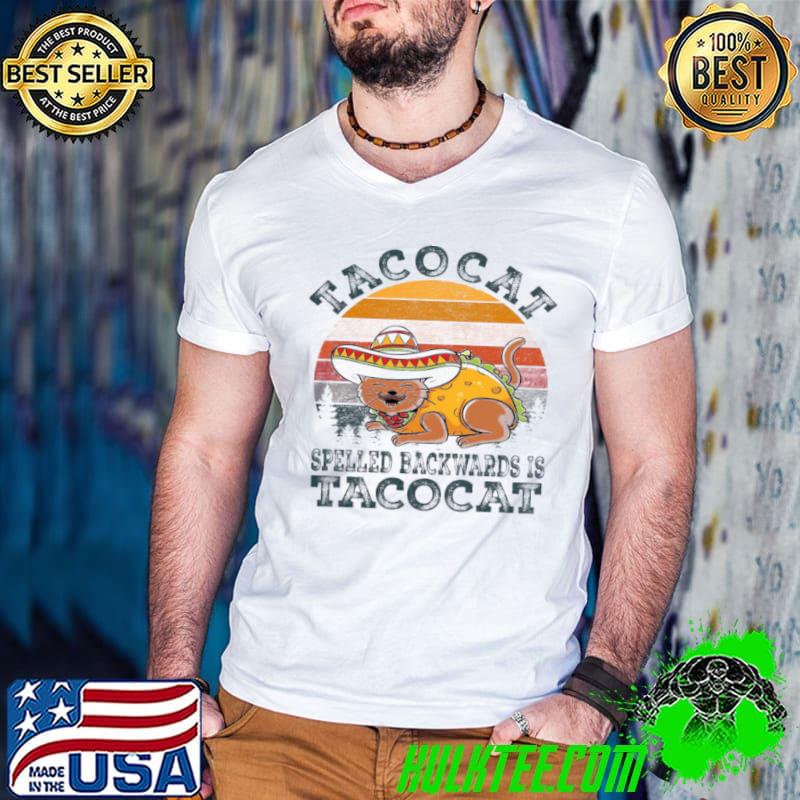 Official Tacocat spelled backwards is tacocat shirt