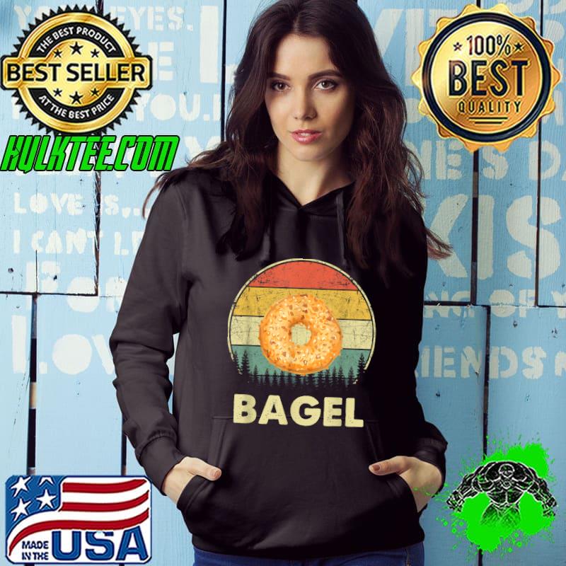 Official Vintage Bagel tee for kids boys and girls, Funny Bagel T-Shirt