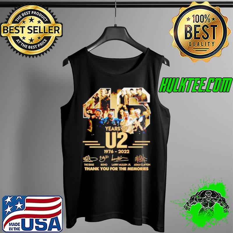 Original 46 years of U2 1976 2022 thank you for the memories Tank Top Original 46 years of U2 1976 2022 thank you for the memories Tank Top