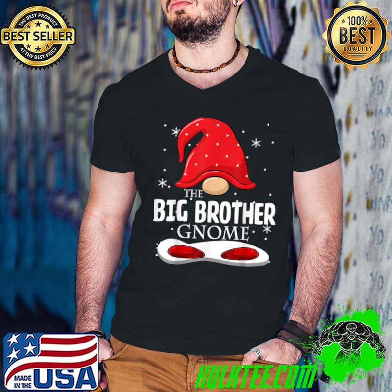 Original Big Brother Gnome Family Matching Group Christmas Outfits T Shirt Guys V Neck Original Big Brother Gnome Family Matching Group Christmas Outfits T Shirt Guys V Neck
