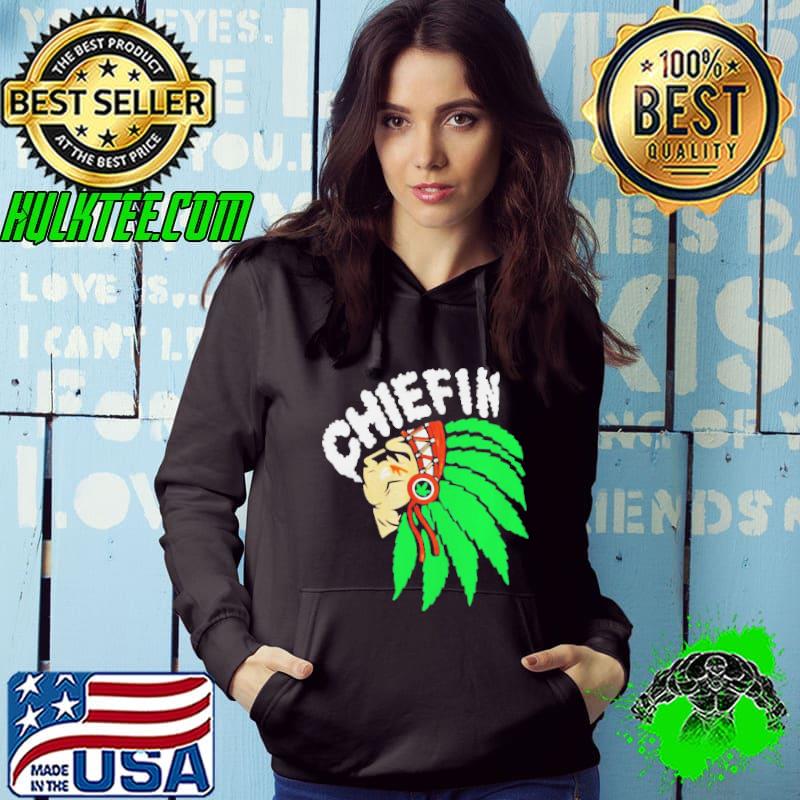 Original Chiefn Smoke Weed Native American T-shirt