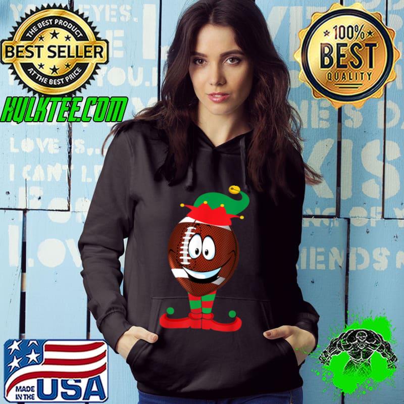 Original Christmas Football Ball ELF Xmas Pajama Gifts Boys Men T Shirt