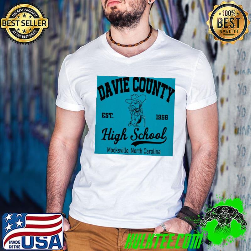 Original Davie County est 1956 high school mocksville north california shirt