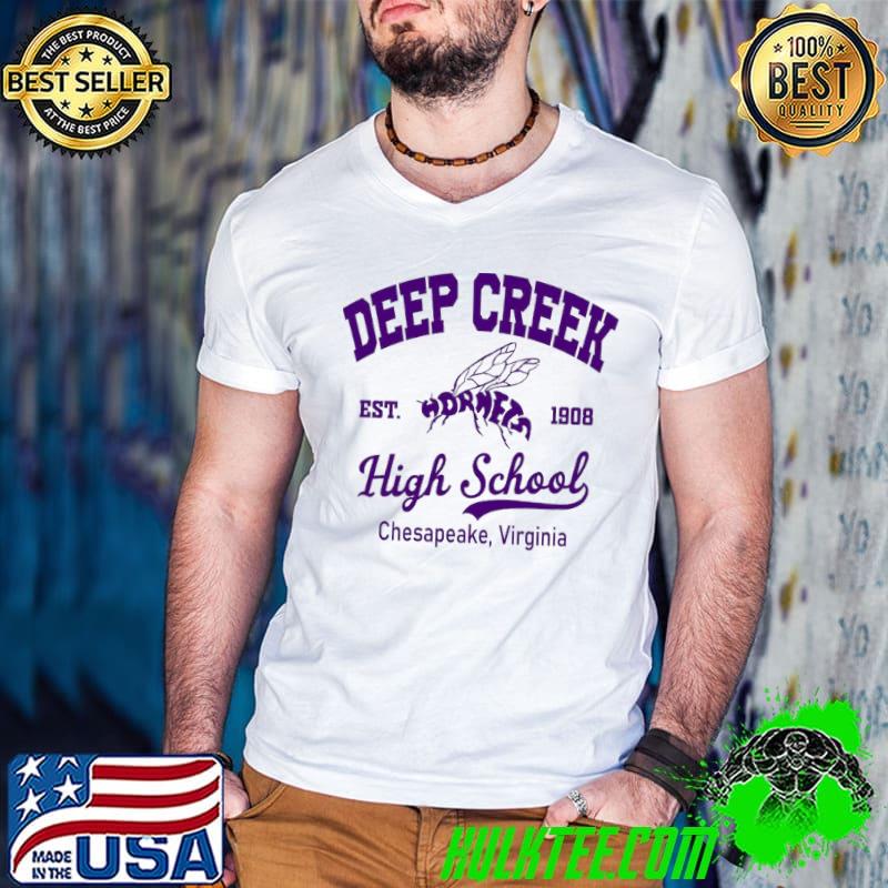 Original Deep Creek est 1908 high school chesapeake virginia shirt