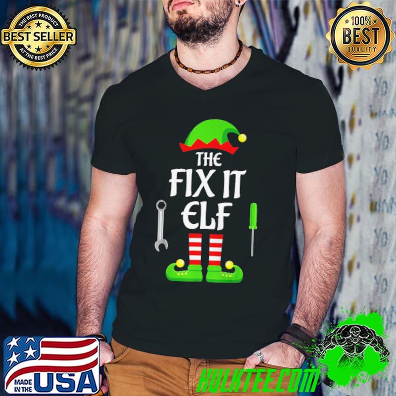 Original Fix it elf family matching group christmas Guys V Neck Original Fix it elf family matching group christmas Guys V Neck