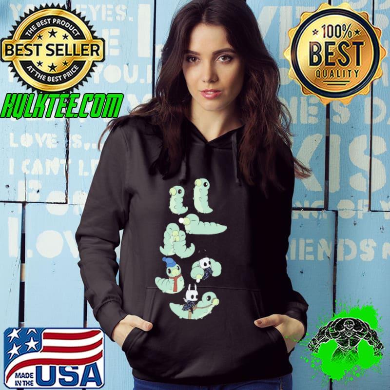 Original Hollow Knight Cute Green Worm Unisex T-Shirt Hoodie Original Hollow Knight Cute Green Worm Unisex T-Shirt Hoodie